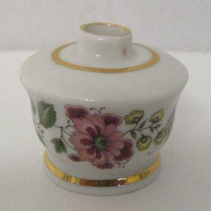 Limoges France Porcelain Inkwell Quill Holder